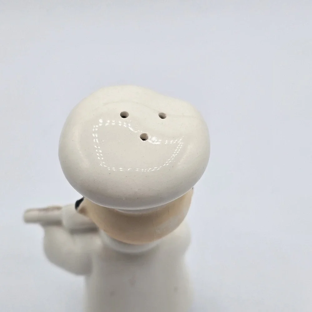 Vtg Chef Japan salt and pepper shakers Single Small Kitschy‎ Asian Chinese